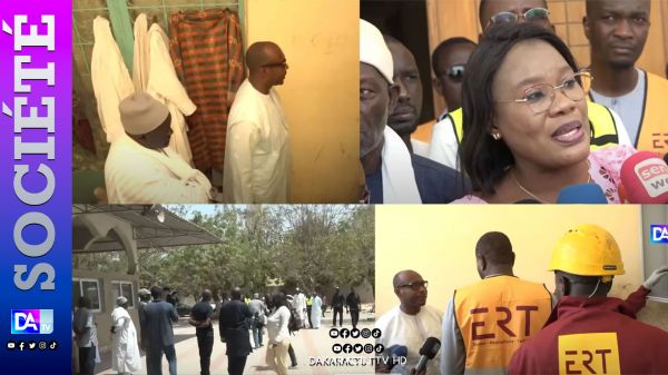 Visite de chantier : le maire de la ville de Dakar lance les travaux d'installation des panneaux solaires dans les mosquées de liberté 3 et de l'unité 13 des Parcelles assainies
