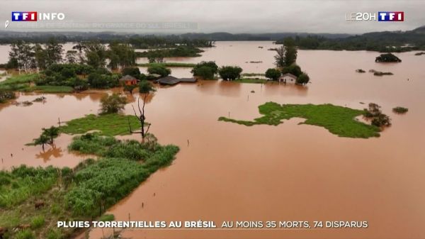 Pluies torrentielles au Brésil : au moins 66 morts et 101 disparus | TF1 INFO