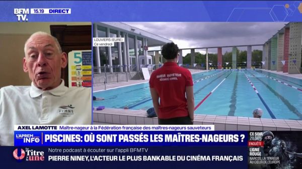 Manque de maîtres-nageurs: "C'est un métier d'avenir" selon Axel Lamotte (Maître-nageur à la Fédération française des maîtres-nageurs sauveteurs)