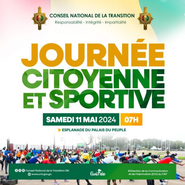 Rendez-vous ce samedi 11 mai au palais du peuple pour la Journée citoyenne et sportive