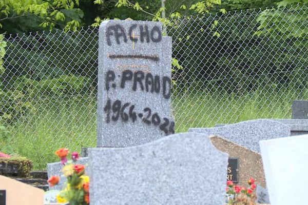 "Des actes innommables" Plus de 80 tombes taguées dans un cimetière, la cinquième profanation dans le département
