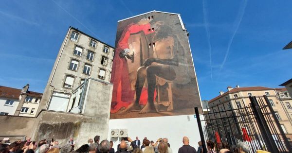 Vosges. Épinal : la fresque monumentale dédiée à Georges de la Tour, de la bombe !