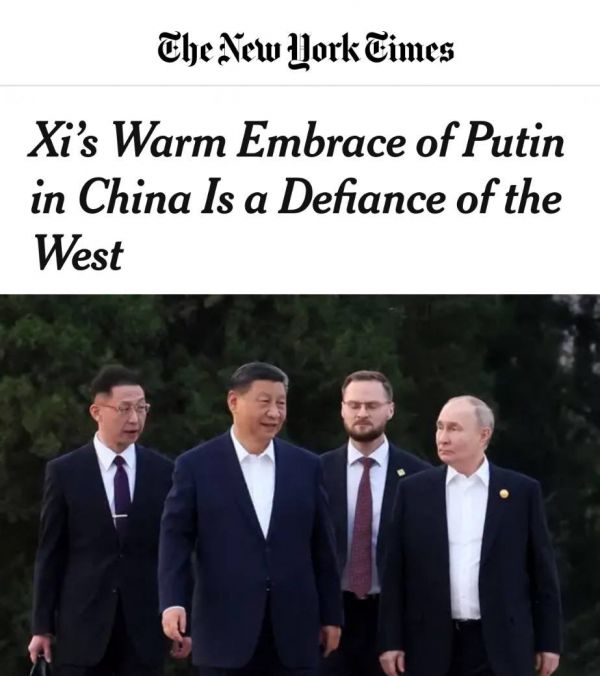 « L'étreinte chaleureuse de Xi Jinping avec Poutine en Chine est un défi pour l'Occident »