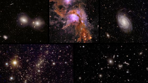 11 millions d'objets célestes se cachent derrière ces nouvelles images d'Euclid
