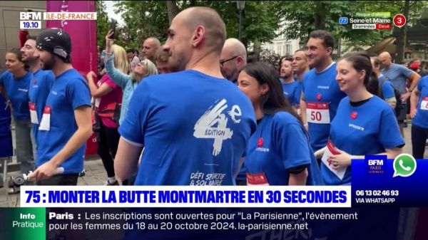 Paris: monter la Butte Montmartre en 32 secondes