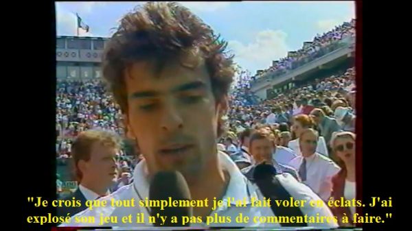 Pioline “fait voler en éclats” Rios (Roland-Garros 1996)
