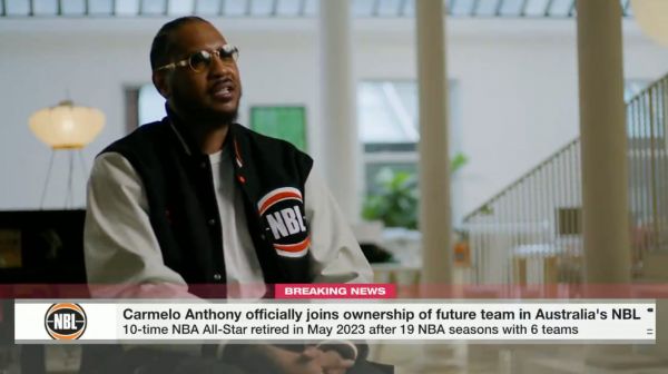 Carmelo Anthony investit dans la ligue de basketball australienne
