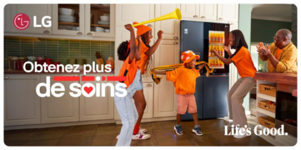 Famille Et Maison Au Cœur De La Dernière Campagne De LG "La Vie Est Belle Quand Vous Obtenez Plus De Soins”