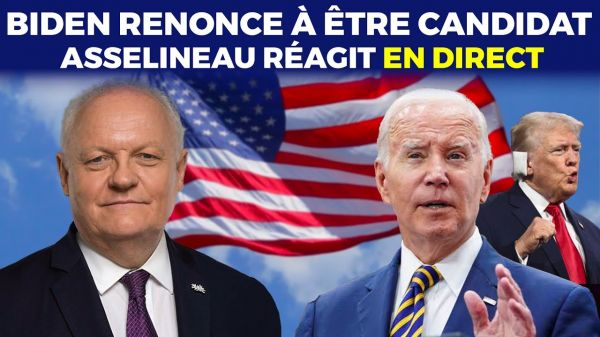 François Asselineau réagit en direct au renoncement de Biden à se présenter pour un deuxième mandat