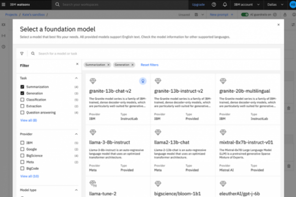 Mistral Large arrive sur IBM watsonx.ai