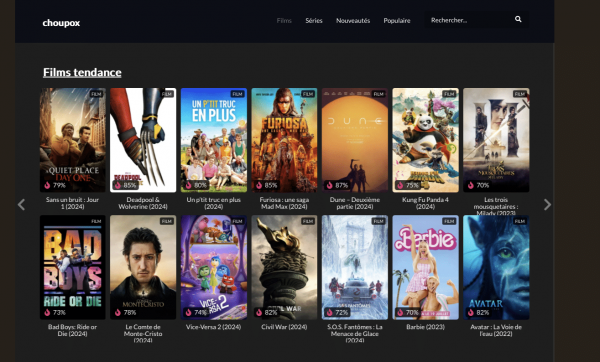 Choupox devient Gupy : Moteur de recherche pour le streaming légal