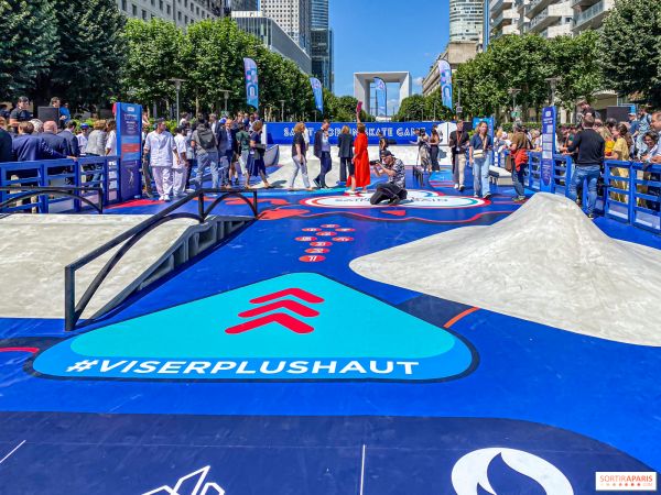 Jeux Olympiques : Saint-Gobain Skate Game, le skatepark 100% écolo déménage à Puteaux