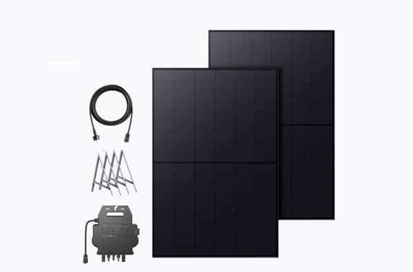 699€ système d’alimentation solaire de balcon Anker SOLIX (2 panneaux 410W, Micro-onduleur 600W/800W, supports de balcon)