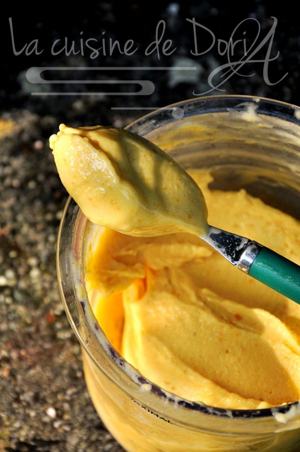 Sorbet aux mirabelles & sirop d'érable au Ninja Creami