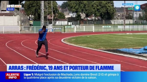 Le sprinteur Frédéric Tanguedje, 19 ans, portera la flamme paralympique à Arras