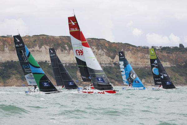 Figaro. Départ de la 1ere étape de la Solitaire