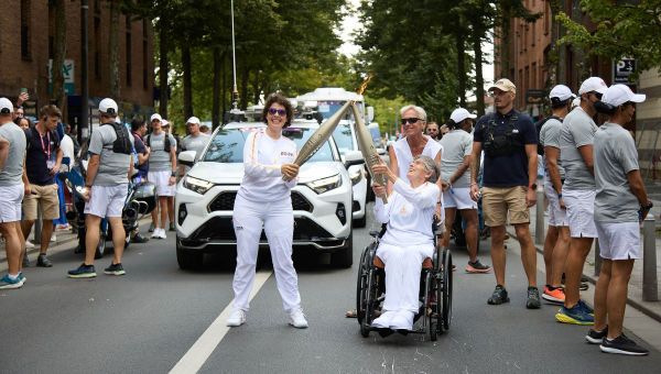 EN IMAGES - Jeux paralympiques Paris 2024 : revivez le passage des relais de la flamme près de chez vous