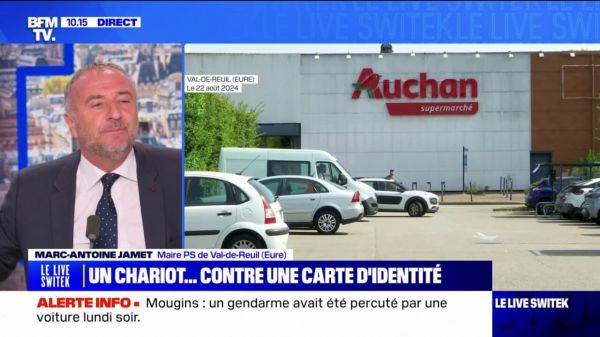 Auchan Val-de-Reuil: une carte d'identité pour emprunter un charriot, Marc-Antoine Jamet maire de la ville s'oppose à cette mesure