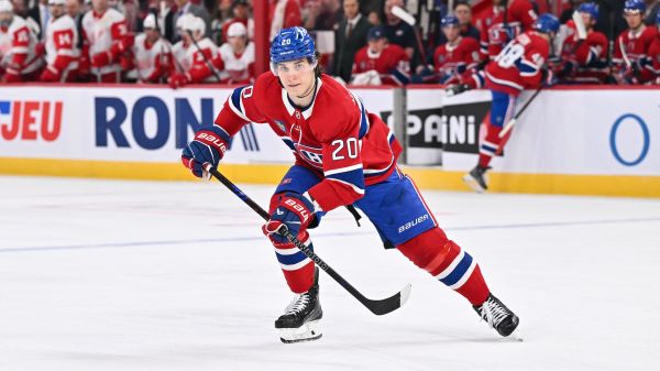 « 50 points, ce n’est pas tant que ça » : Slafkovsky n’est pas satisfait de sa production en 23-24