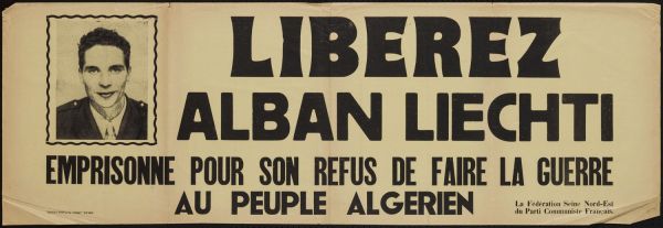 : Alban Liechti, le Premier « Soldat du Refus » de la Guerre d’Algérie n’est plus