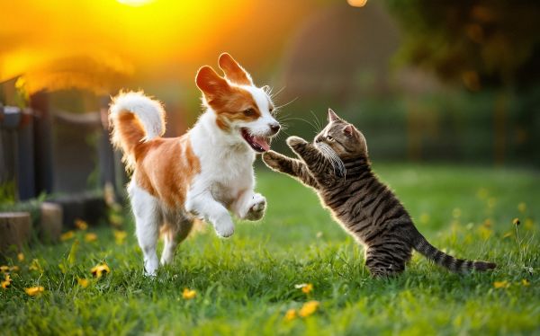 Voici comment faire cohabiter un chien et un chat