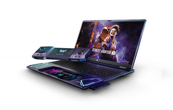 Acer présente un PC portable gamer avec des manettes de jeu intégrées