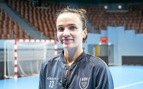 Le groupe du Brest Bretagne Handball face au Vipers Kristiansand en Ligue des champions
