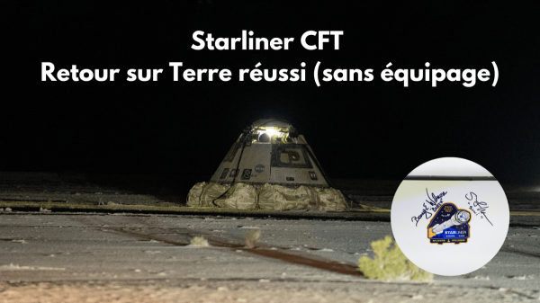 Le Starliner CFT réussit son retour sur Terre sans incident