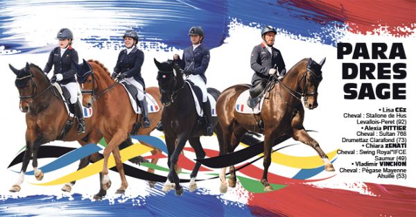 PARA-DRESSAGE Grade III : 3È MÉDAILLE D'OR AMERICAINE