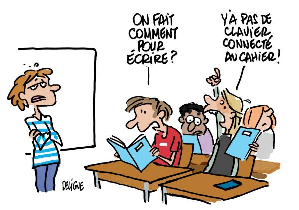 "Leurs capacités d'attention ne dépassent pas les quinze minutes": les collégiens savent-ils encore écrire?