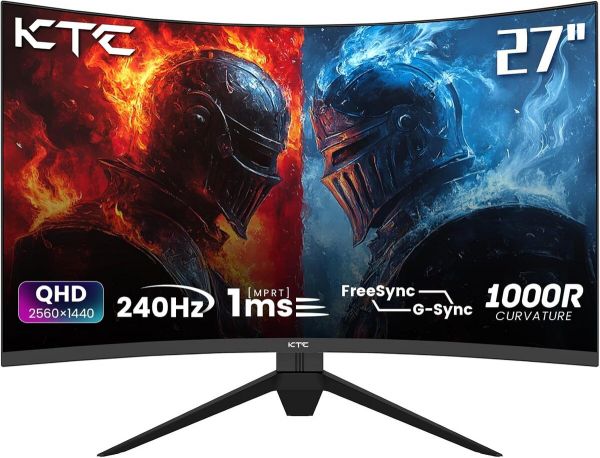 Test du moniteur incurvé KTC 27 » gamer H27S25E : immersion totale 240Hz QHD