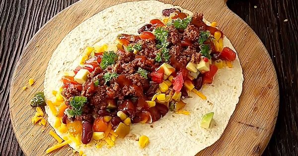 Burritos express parce que des fois j'ai envie de cuisiner vite vite !