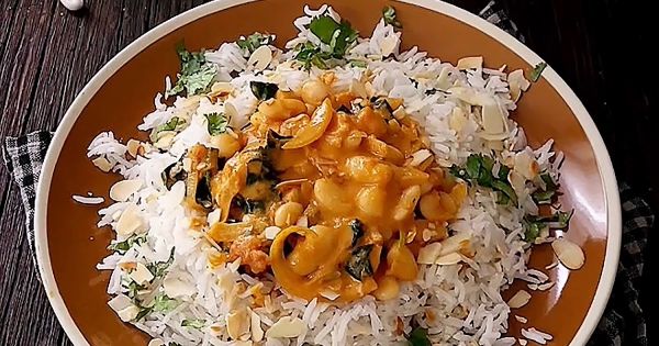 Mon p'tit curry tarbais... parce que j'ai une passion pour ce haricot là !