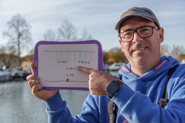 Canal en hiver : pêchez dans les ports