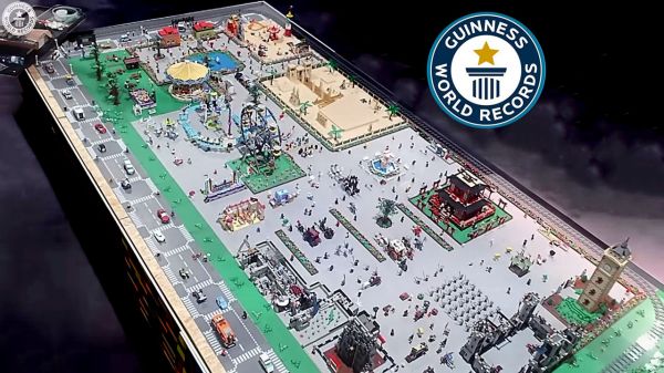 Record Guinness : Un Monde Miniature en LEGO de 239 444 Briques en Vidéo