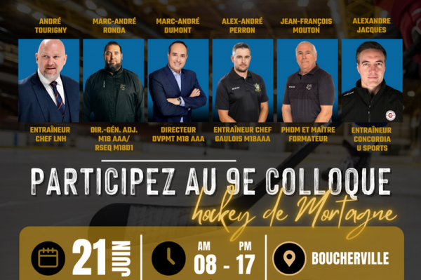 Invitation au 9ᵉ Colloque de Hockey De Mortagne