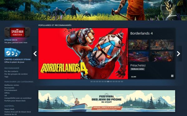 Steam fait évoluer son overlay au-delà du simple compteur de FPS