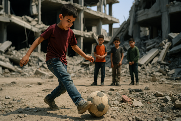 CAMPAGNE GAZA AVEC LIGHT ONG : entre gravats et lumière, la vie persiste