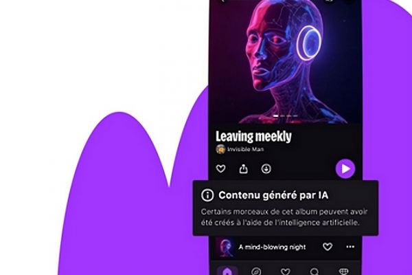 La plateforme de streaming Deezer en lutte contre les musiques générées par l'IA
