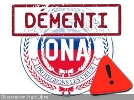 iciHaÃ¯ti - DÃ©menti : l'ONA dÃ©ments les allÃ©gations mensongÃ¨res