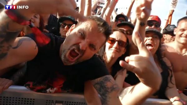 "Le monde est plus heureux quand on est métalleux" : à Clisson, en Loire-Atlantique, le Hellfest a un goût de paradis | TF1 INFO