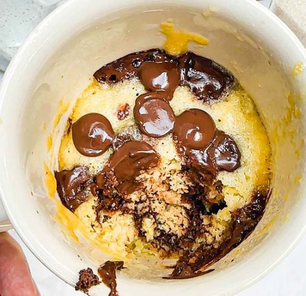 Mug cookie : le cookie prêt en 5 minutes top chrono !