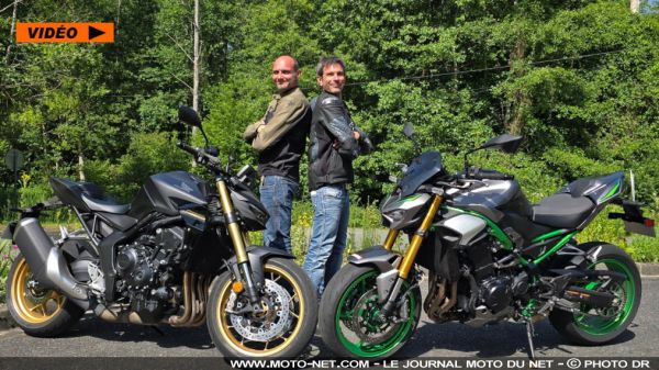 Duel vidéo : Honda CB1000 Hornet SP Vs Kawasaki Z900 SE 2025