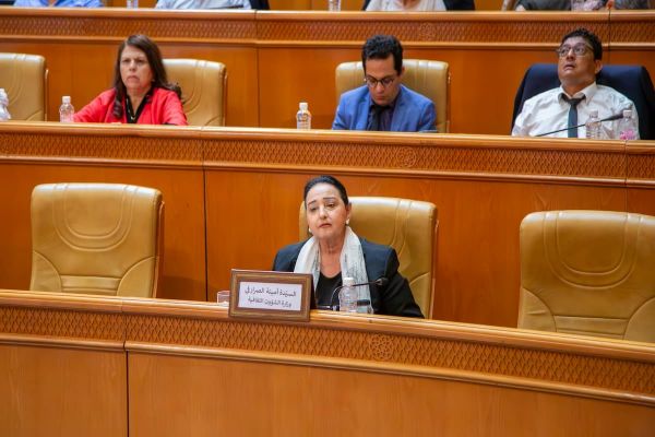 Amina Srarfi expose la stratégie du ministère au CNRD