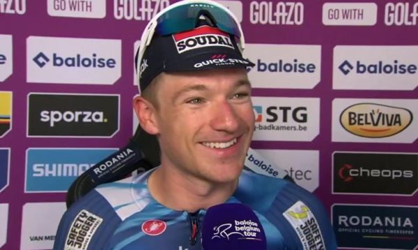 Cyclisme. Tour de Belgique - Ethan Hayter soulagé : "Ma 1ère victoire avec Soudal Quick-Step"