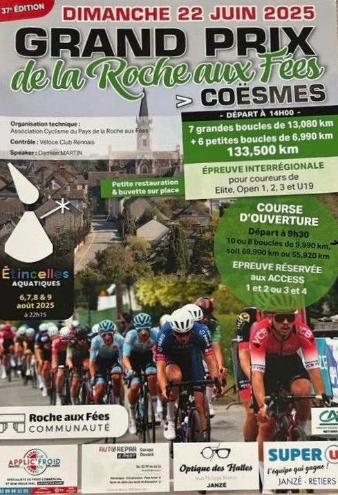 Grand Prix de la Roche aux Fées : Les engagés