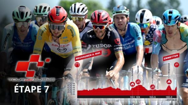 Cyclisme. Tour de Suisse - Parcours, profil... une 7e étape décisive pour Kévin Vauquelin ?