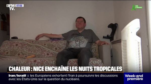 Chaleur: à Nice, les habitants enchaînent les nuits tropicales