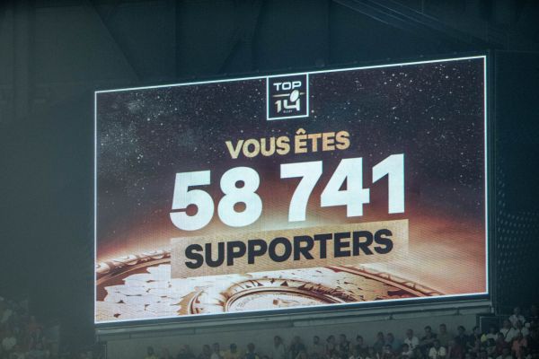 Record d'affluence au Parc OL pour Toulouse - Bayonne