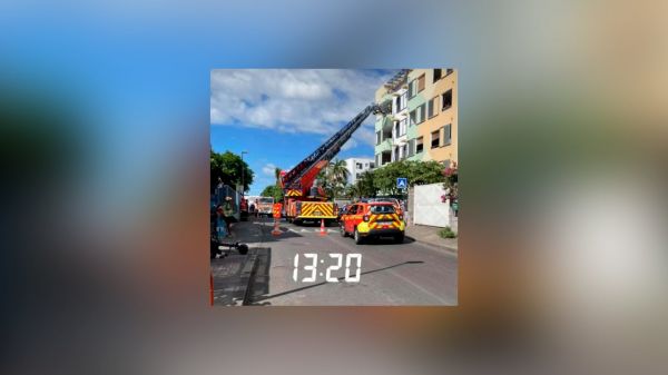 Incendie dans un appartement à Saint-Denis